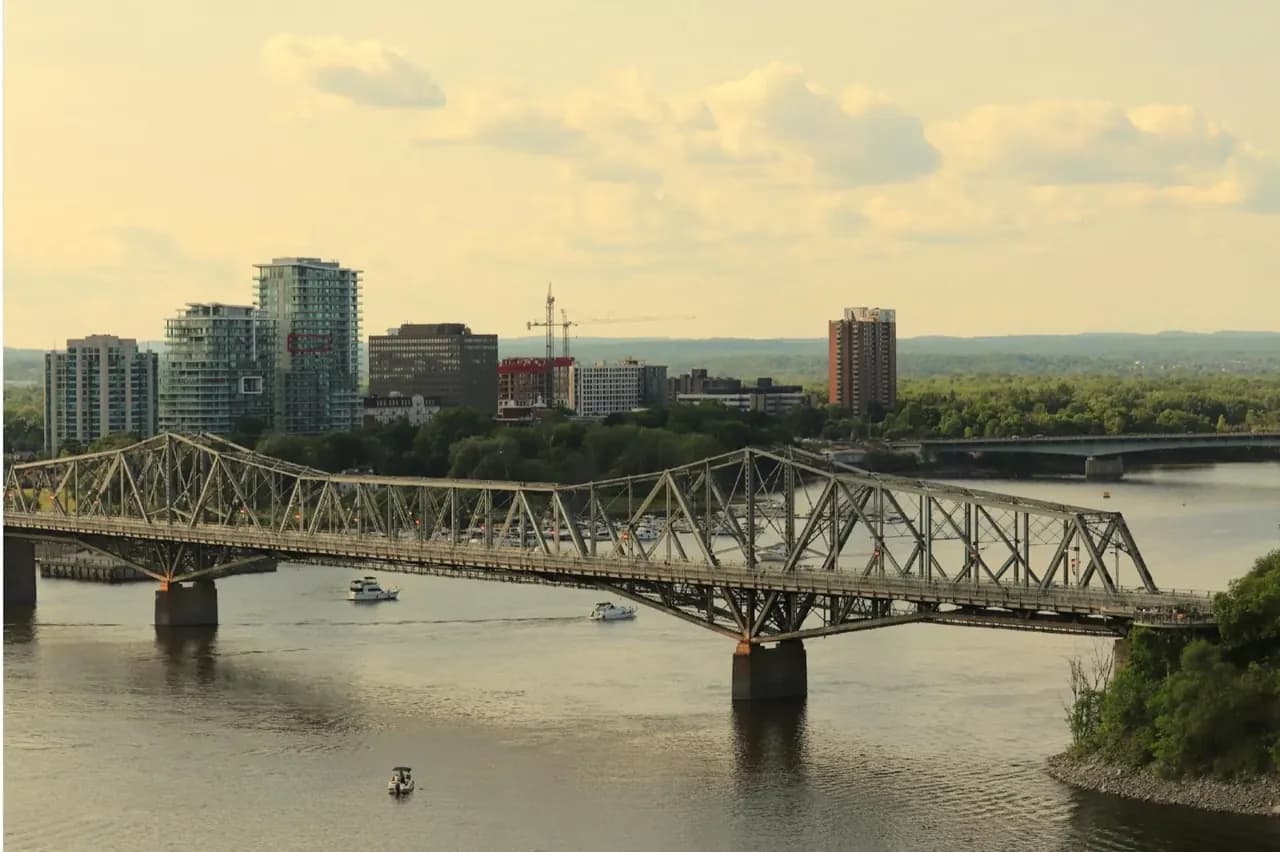 Rooftops and skyline of Gatineau, Quebec — the area RooFix serves