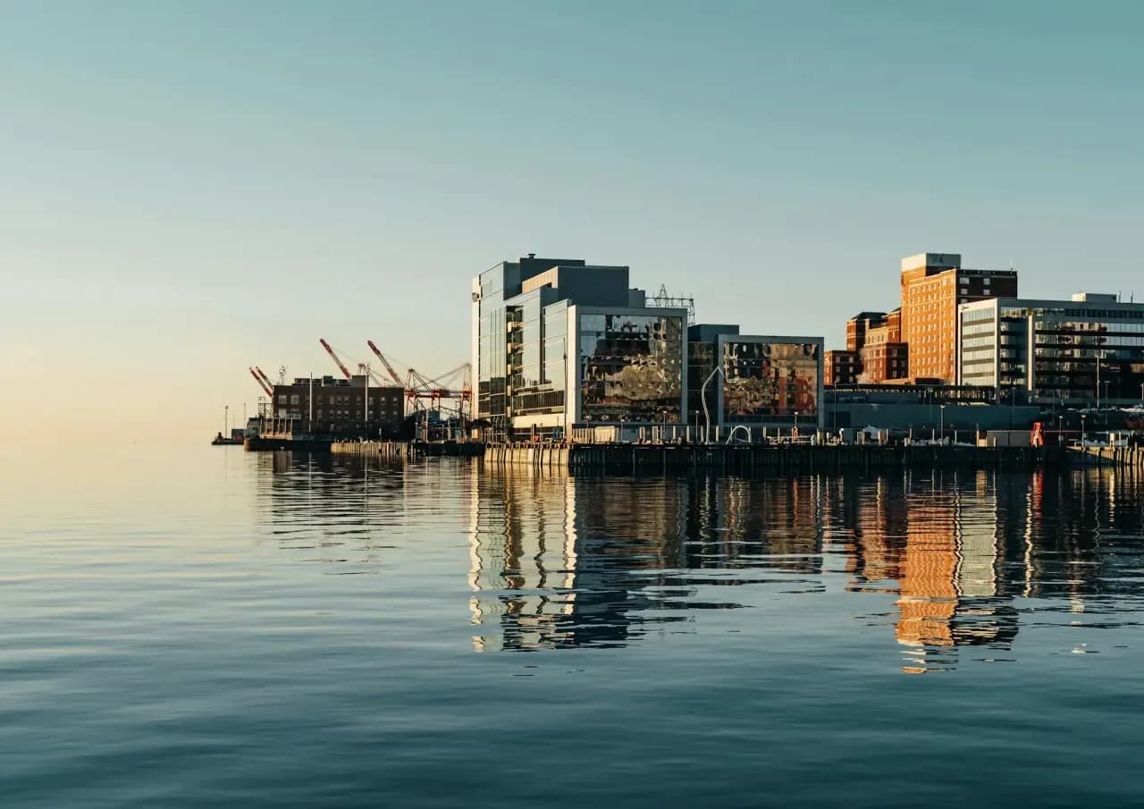 Rooftops and skyline of Halifax, Nova Scotia — the area RooFix serves