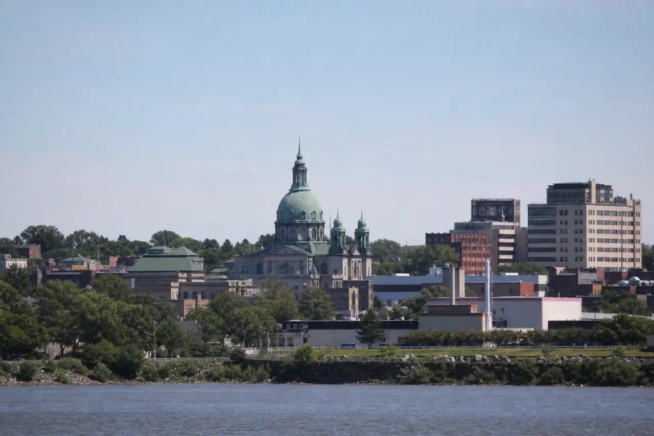 Rooftops and skyline of Longueuil, Quebec — the area RooFix serves